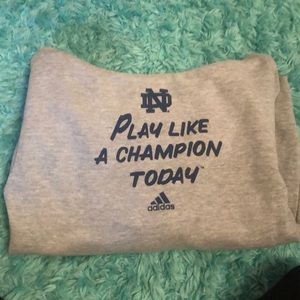 Play Like a Champion Today ND Sweatshirt